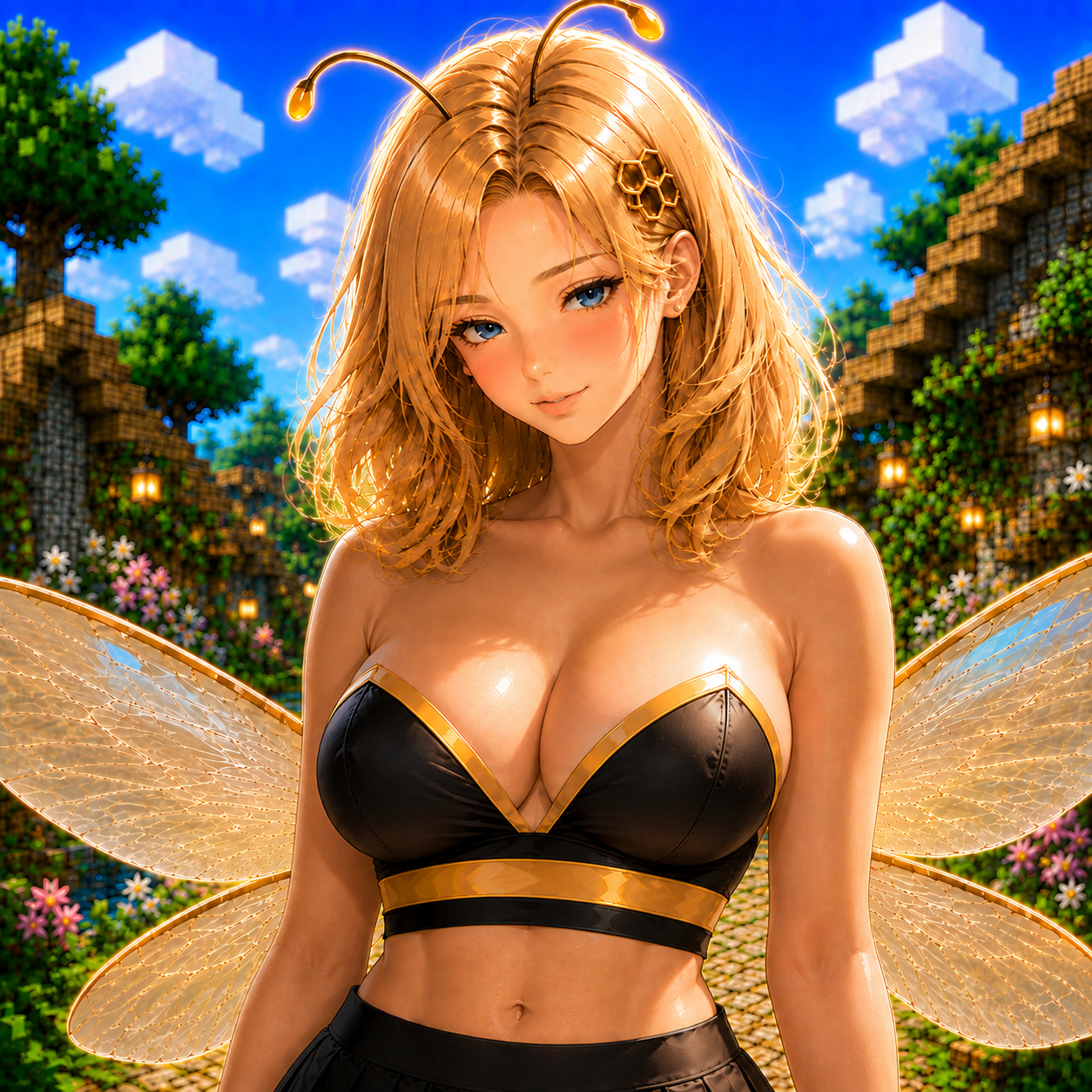 Bee base character — Jenny Mod for Minecraft PE and Java