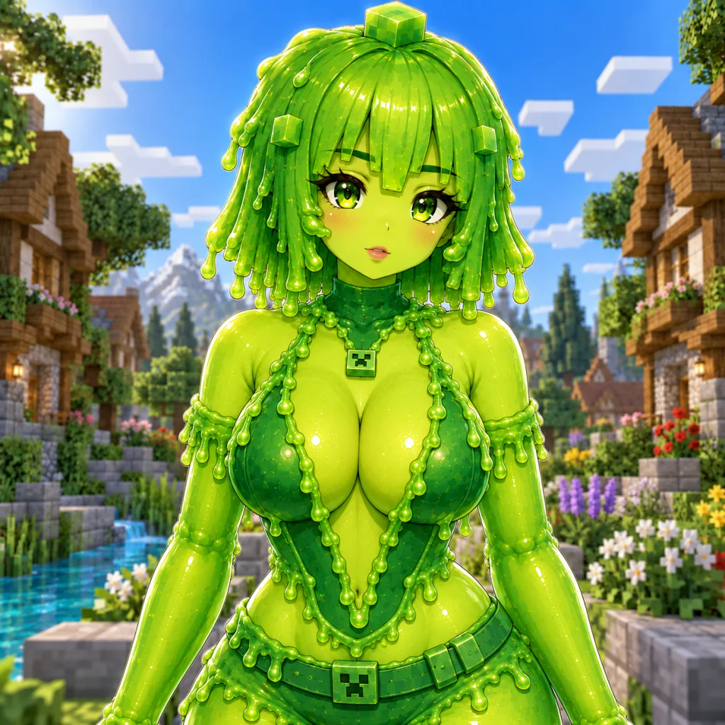 Slime base character — Jenny Mod for Minecraft PE and Java
